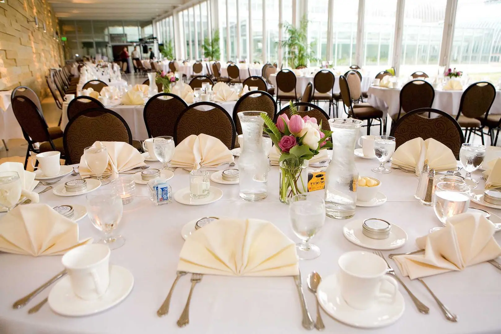 Place setting for wedding